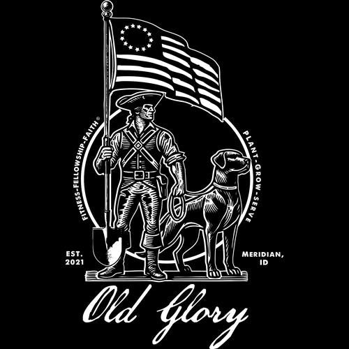 F3 Boise Old Glory (White Ink) (Made to Order DTF)