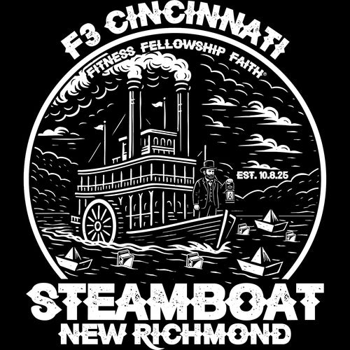 F3 Cincinnati Steamboat (Made to Order DTF)