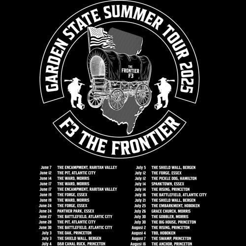 F3 Frontier Garden State Summer Tour 2025 (Made to Order DTF)