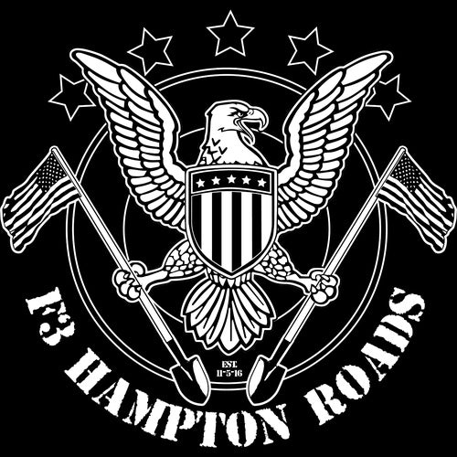 F3 Hampton Roads Shirts (white) (Made to Order DTF)