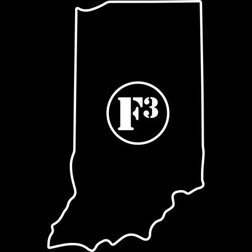 F3 Indiana State Outline Shirt (Made to Order DTF)