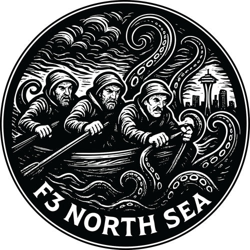F3 North Sea New Region (Black Logo) (Made to Order DTF)