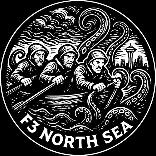 F3 North Sea New Region (White Logo) (Made to Order DTF)