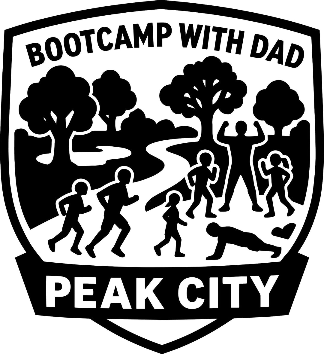 F3 Peak City Bootcamp with Dad (Made to Order DTF)