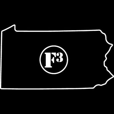 F3 Pennsylvania State Outline Shirt (Made to Order DTF)