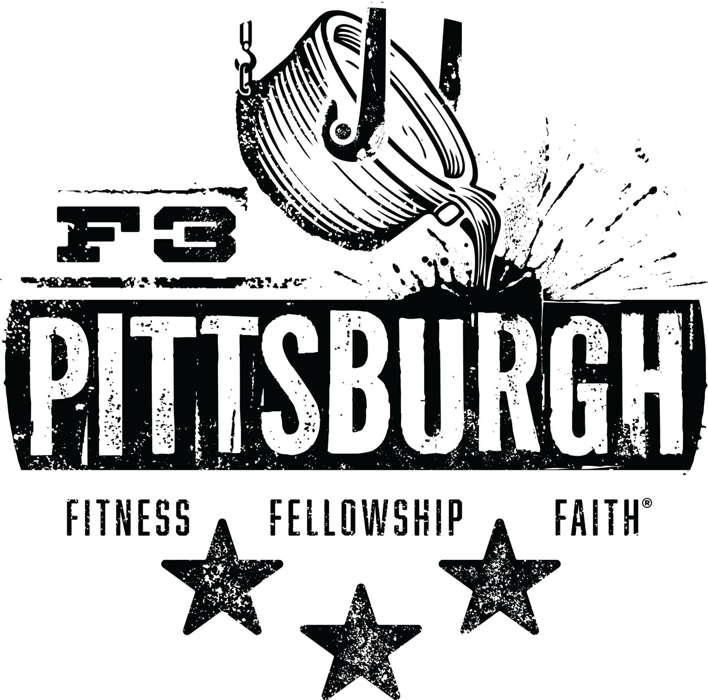 F3 Pittsburgh (Black Logo) (Made to Order DTF)