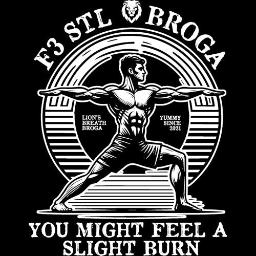 F3 St. Louis Broga Lions Breath Yoga (Made to Order DTF)