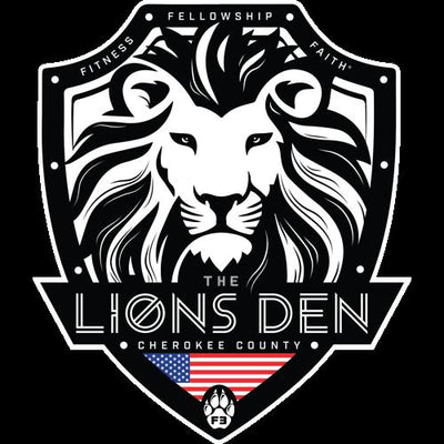 F3 The Lions Den Cherokee County DTF (Made to Order DTF)