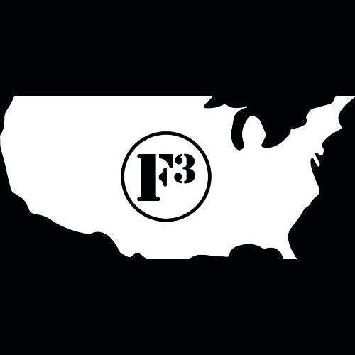 F3 USA Map Inverse Shirt (Made to Order DTF)