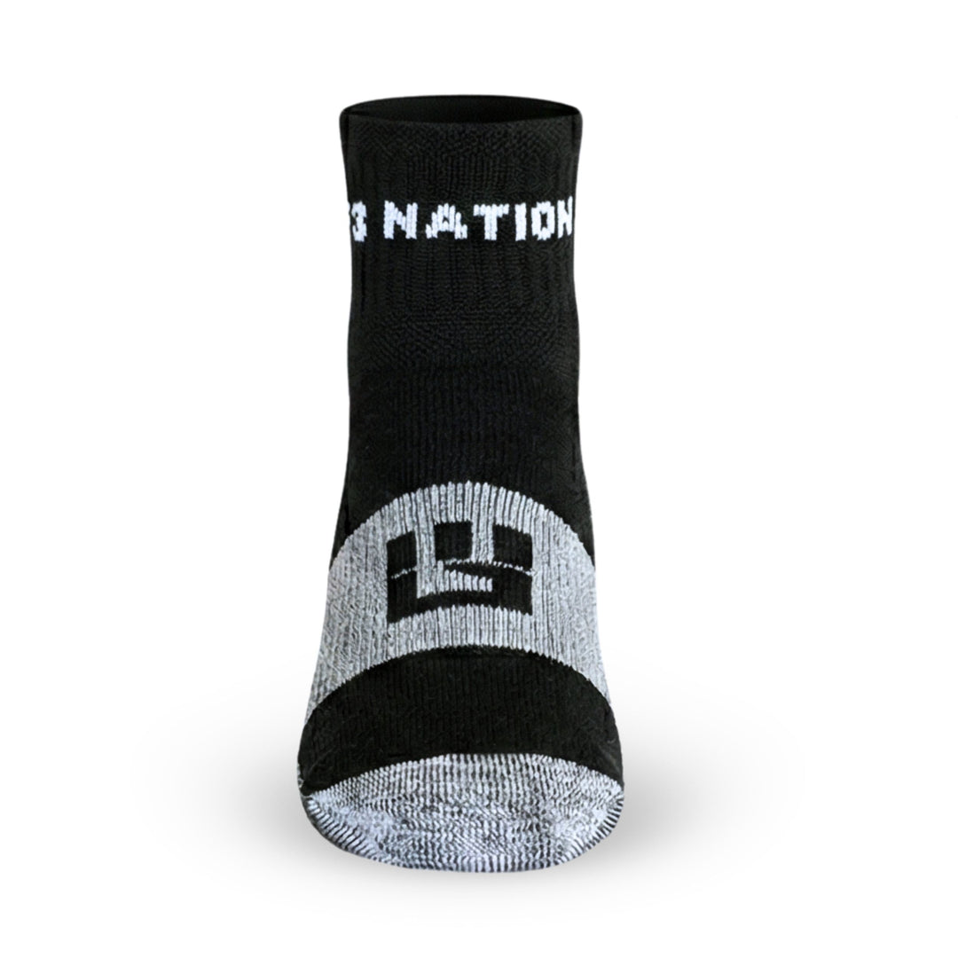 MudGear F3 Nation Quarter (¼) Crew Socks (1-pair pack) - Old Style