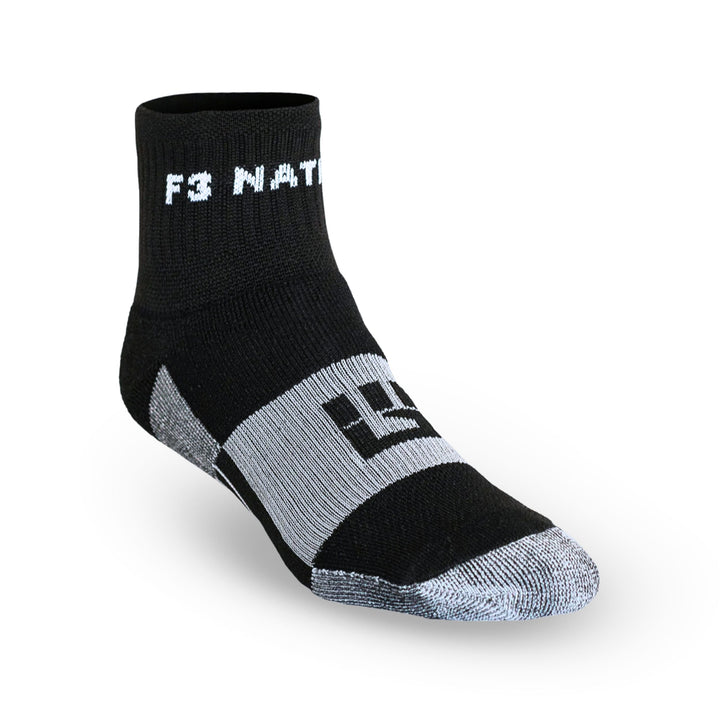 MudGear F3 Nation Quarter (¼) Crew Socks (1-pair pack) - Old Style