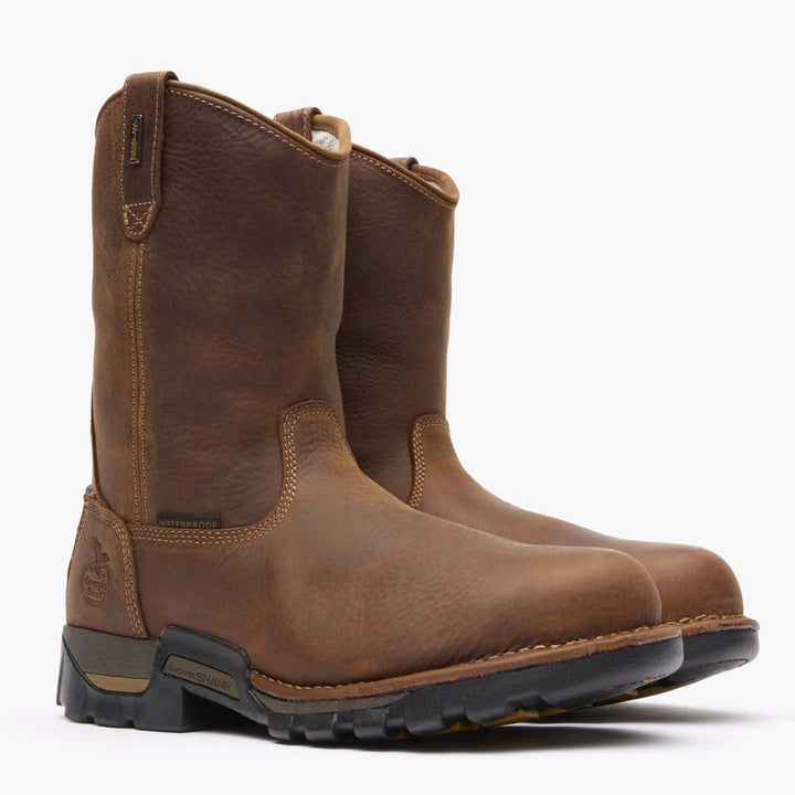 Men's Georgia Boot Eagle One Pull On Boot, Brown