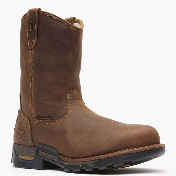 Men's Georgia Boot Eagle One Pull On Boot, Brown