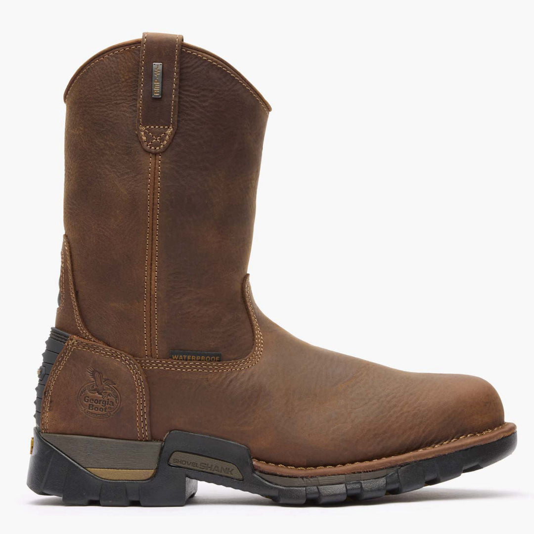 Men's Georgia Boot Eagle One Pull On Boot, Brown