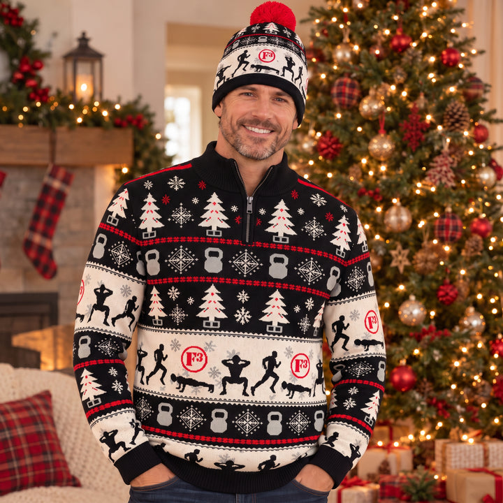 F3 Holiday Gear: Ugly Sweater &amp; Beanie Set Pre-Order October 2026