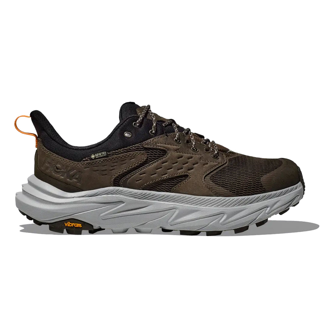 Men's Hoka Anacapa 2 Low Gtx, Deep Umber/Stardust, 8.5 D Medium