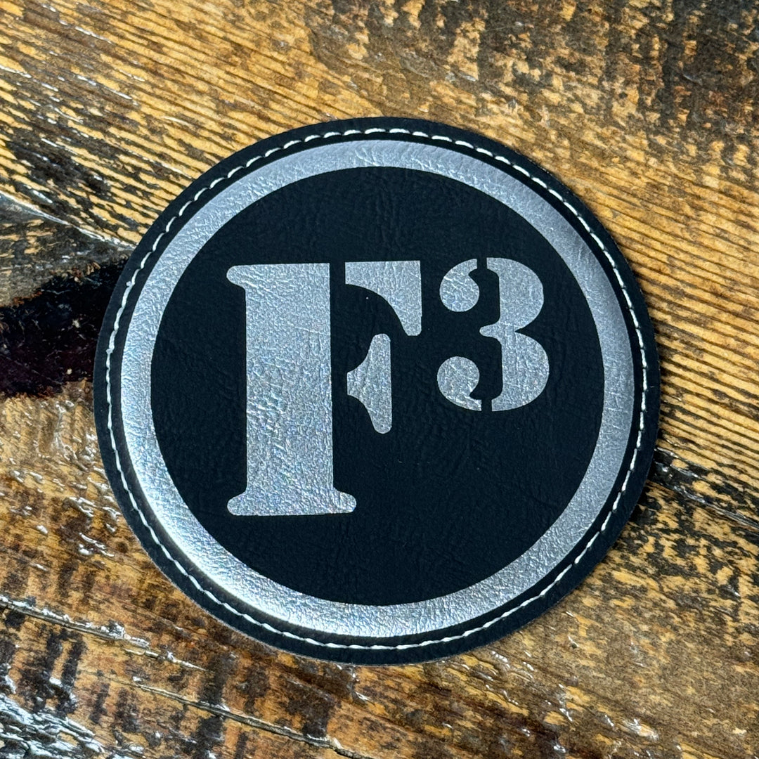 F3 Leatherette Coaster 4-Pack