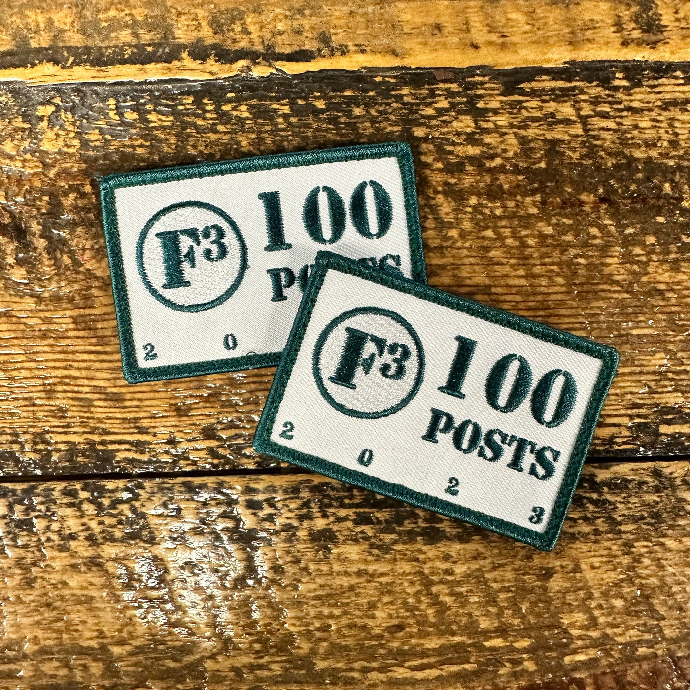 CLEARANCE ITEM - F3 100 Posts of 2023 Patch