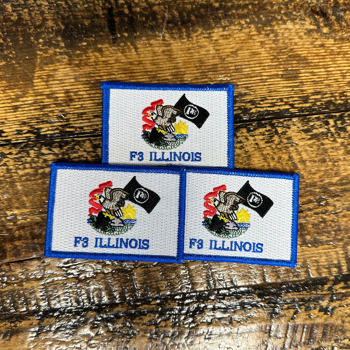 F3 Illinois Flag Patch