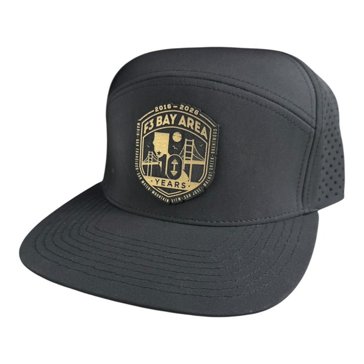 F3 Bay Area 10-Year Anniversary Leatherette Patch Hat Pre-Order February 2026