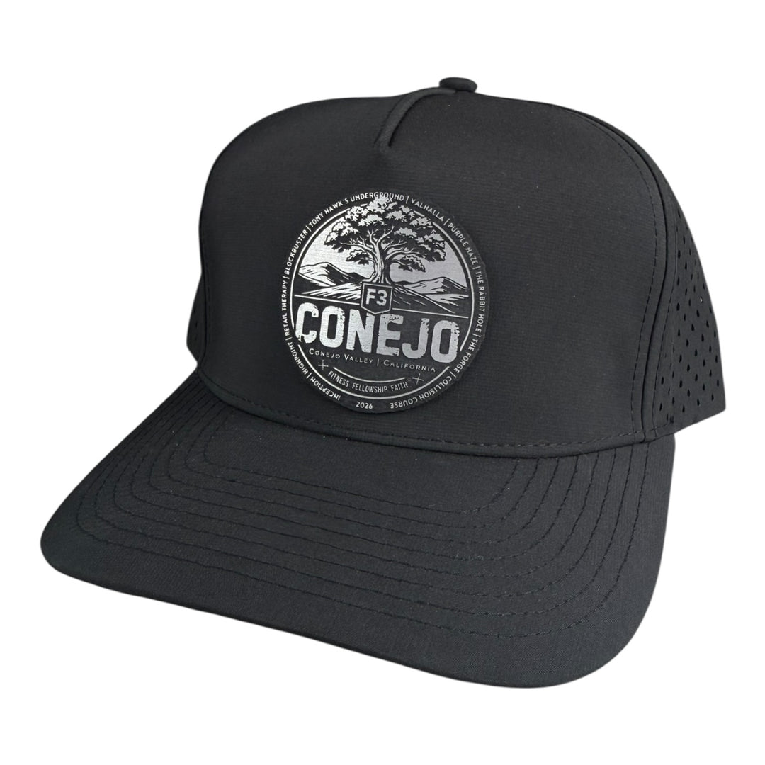 F3 Conejo Valley Leatherette Patch Hat Pre-Order February 2026