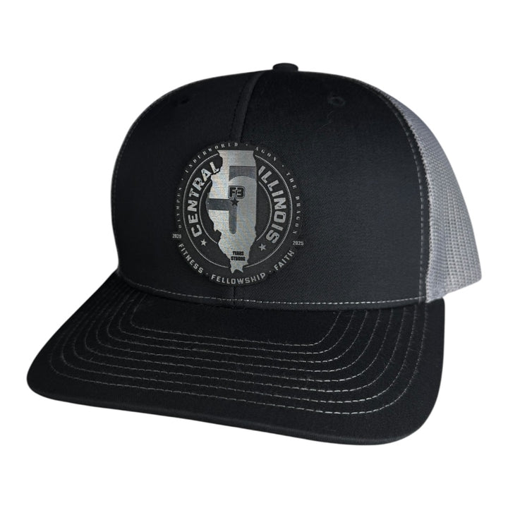 F3 Central Illinois 5 Year Anniversary Leatherette Patch Hat Pre-Order March 2026