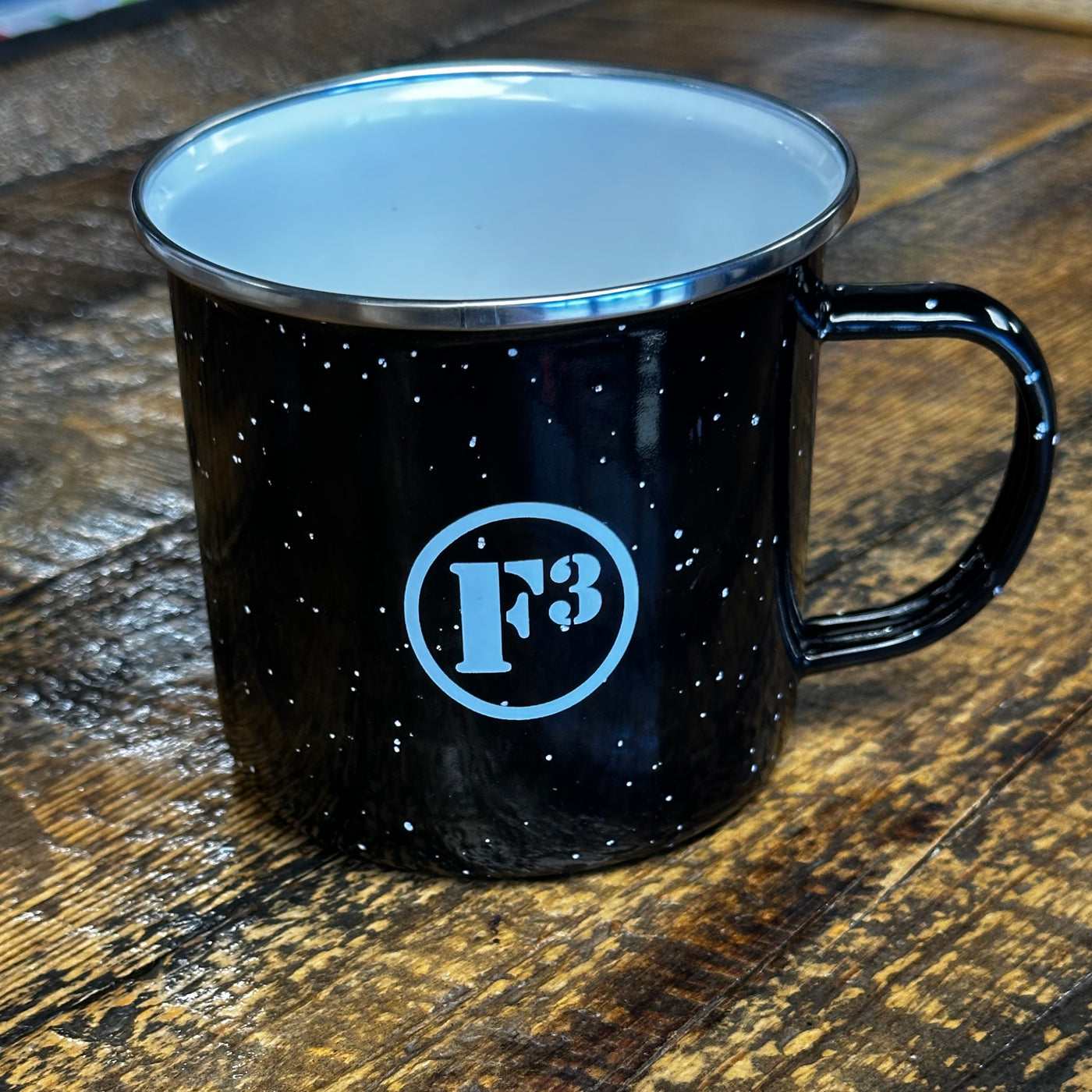 F3 Enamel-lined Iron Coffee Mug