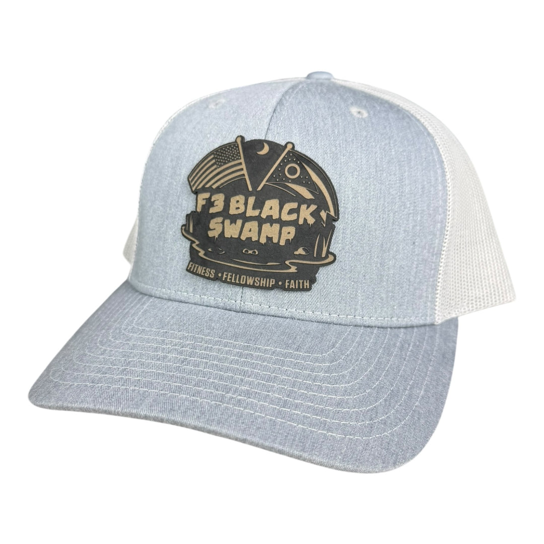 F3 Black Swamp Leatherette Patch Hat Pre-Order April 2026