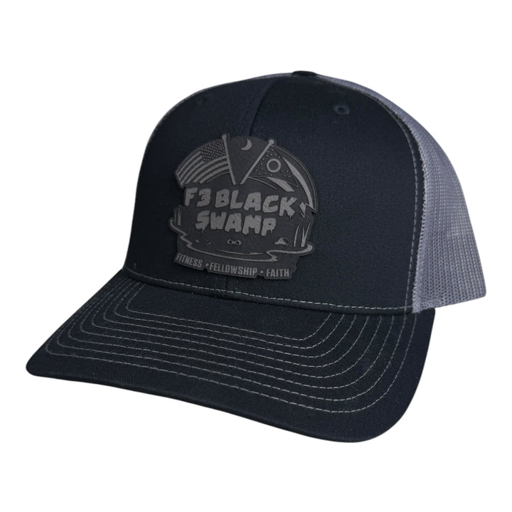 F3 Black Swamp Leatherette Patch Hat Pre-Order April 2026