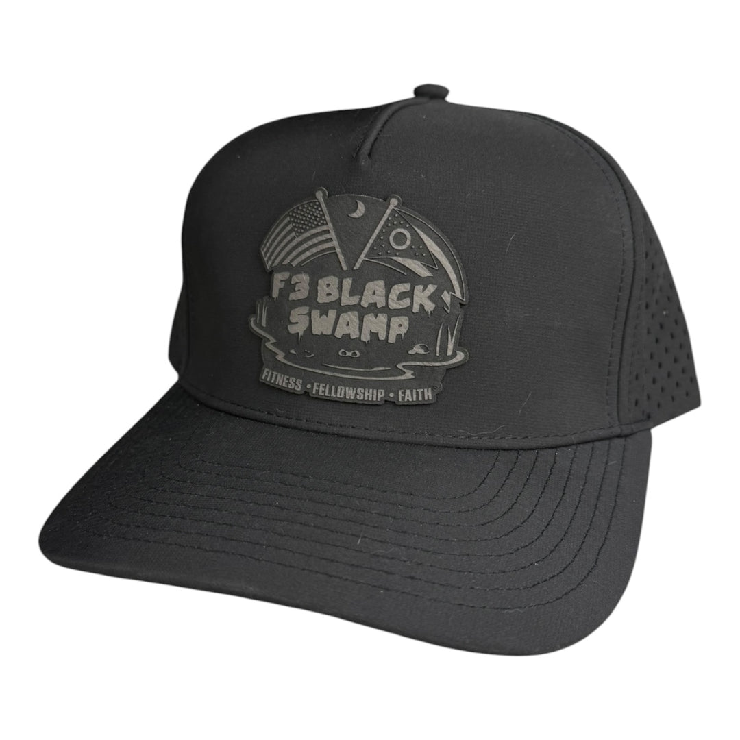 F3 Black Swamp Leatherette Patch Hat Pre-Order April 2026