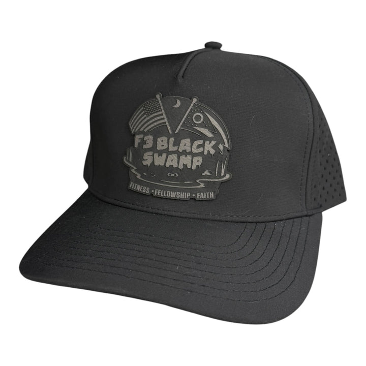 F3 Black Swamp Leatherette Patch Hat Pre-Order April 2026