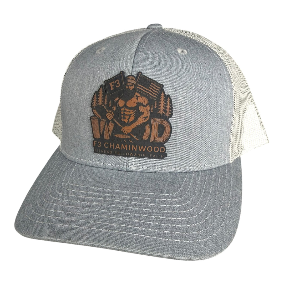 F3 Chaminwood The Wood Leatherette Patch Hat Pre-Order July 2026