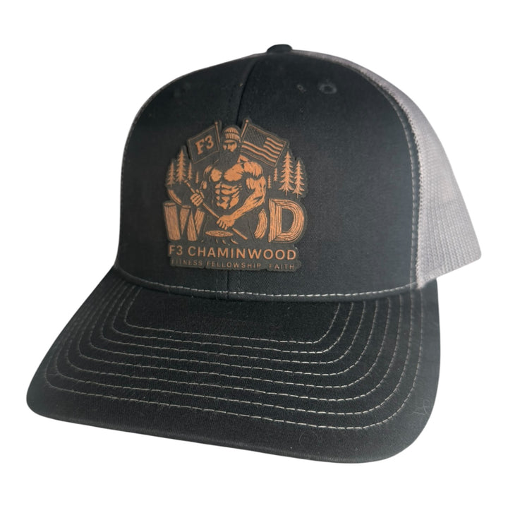 F3 Chaminwood The Wood Leatherette Patch Hat Pre-Order July 2026