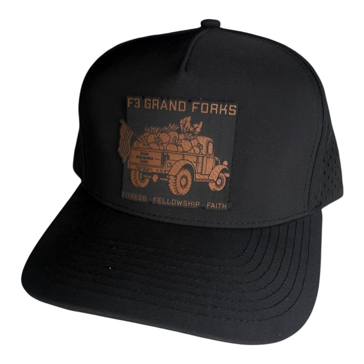 F3 Grand Forks Anniversary Leatherette Patch Hat Pre-Order July 2026
