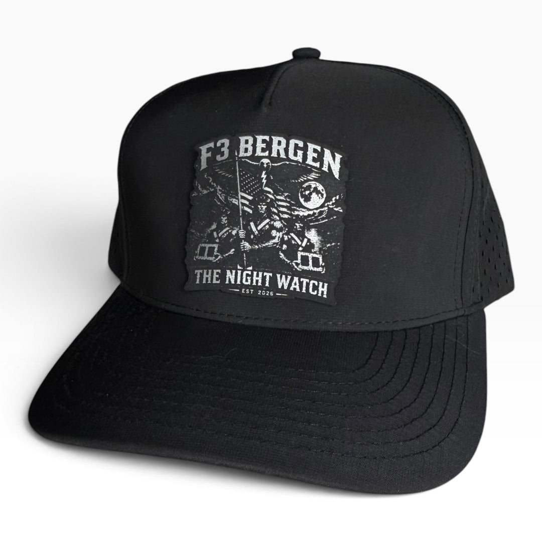 F3 Bergen: The Night Watch Leatherette Patch Hat Pre-Order September 2026