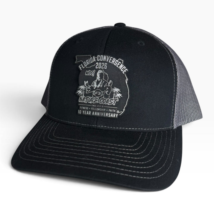 F3 Nature Coast Florida Convergence 2026 Leatherette Patch Hat Pre-Order October 2026