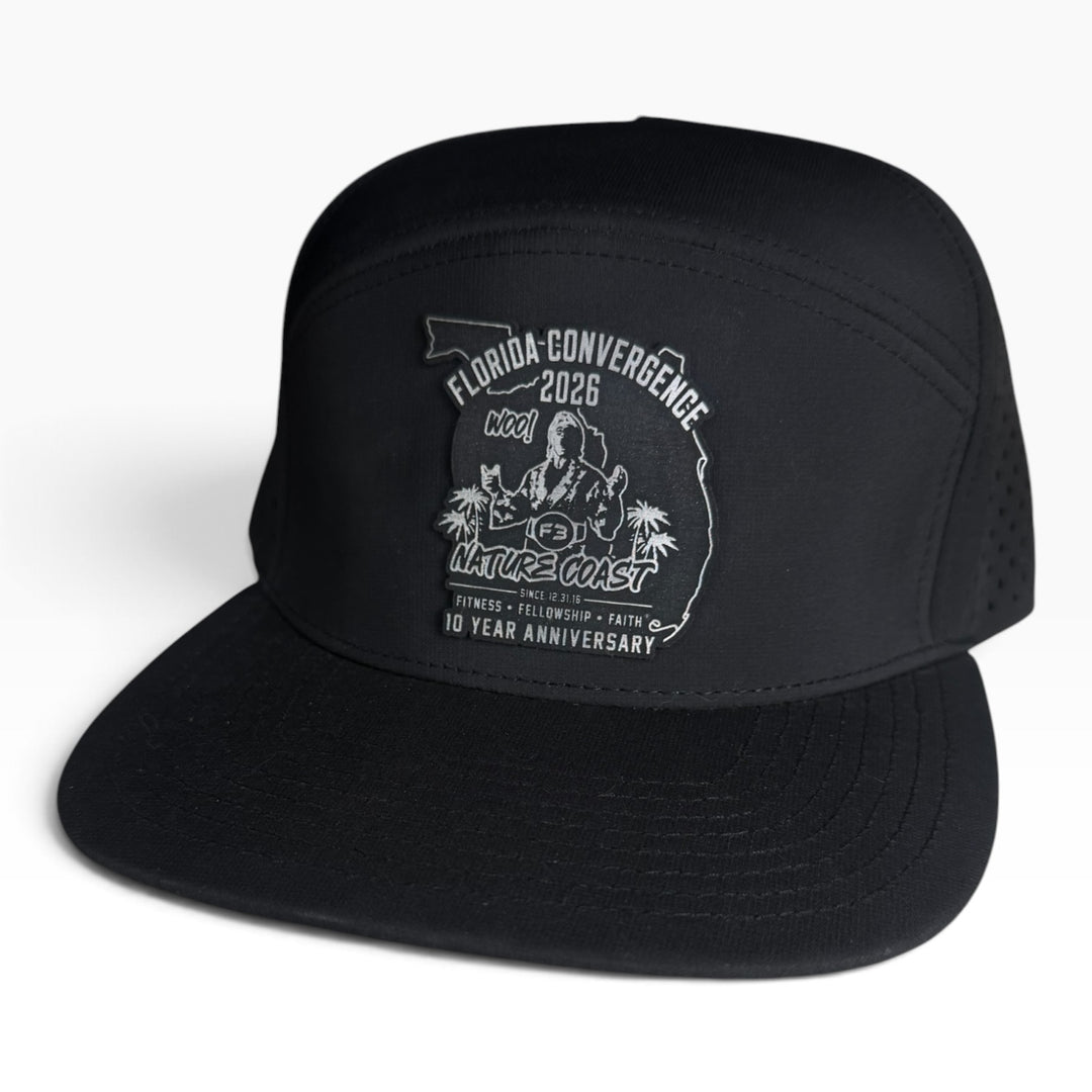 F3 Nature Coast Florida Convergence 2026 Leatherette Patch Hat Pre-Order October 2026