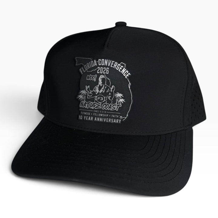 F3 Nature Coast Florida Convergence 2026 Leatherette Patch Hat Pre-Order October 2026