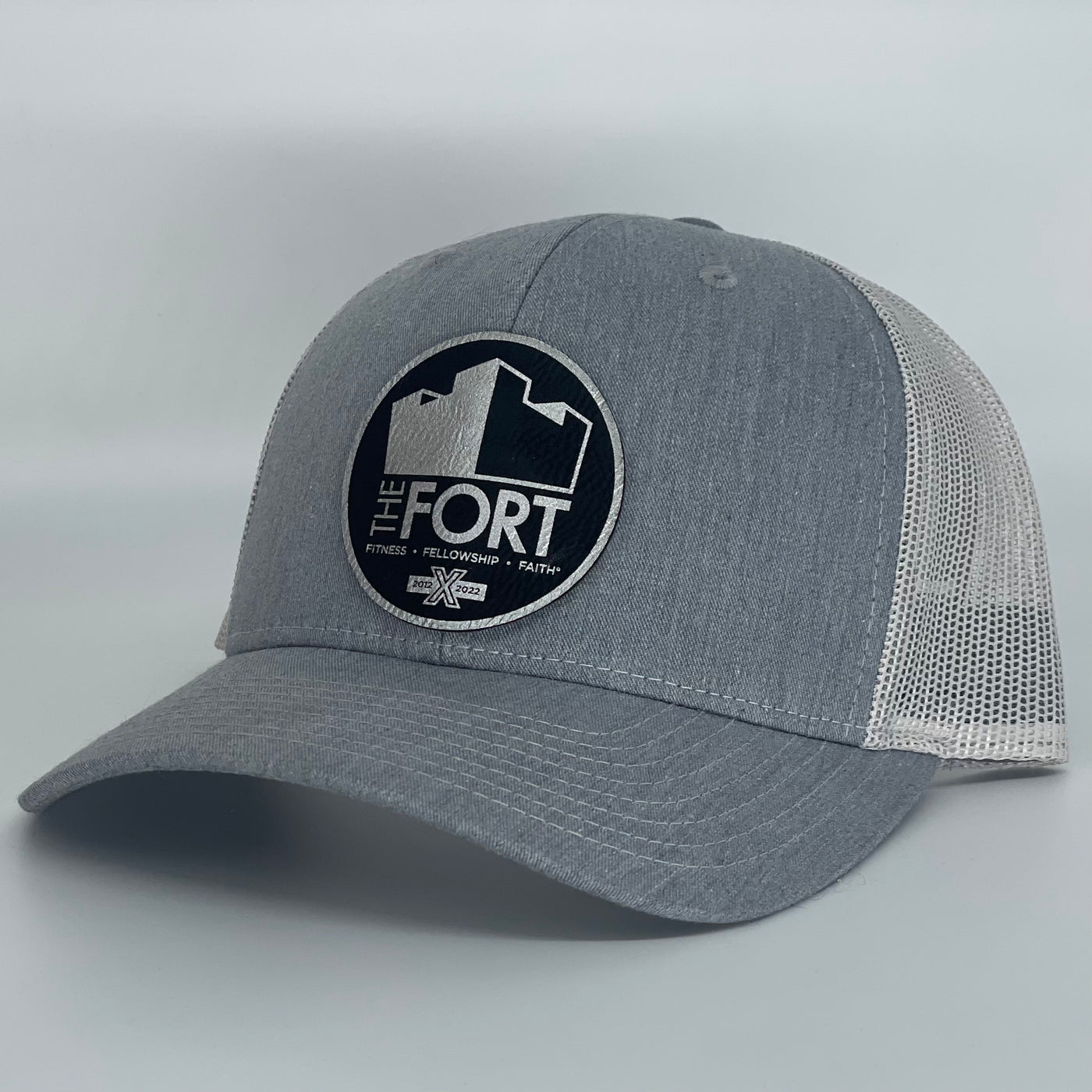 CLEARANCE ITEM - The Fort 10 Year Anniversary - Richardson Leatherette Patch Hat (Heather Grey)