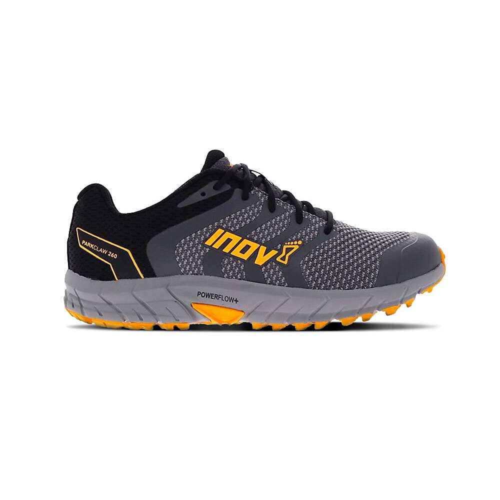 Men's Inov8 Parkclaw 260 Knit, Grey/Black/Yellow, 9.5 D Medium