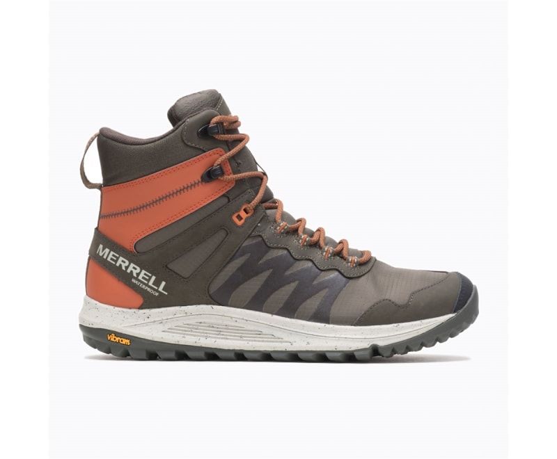 Men's Merrell Nova Sneaker Boot WP, Olive, 10.5 D Medium