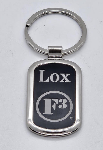 F3 Personalized Metal Keychain