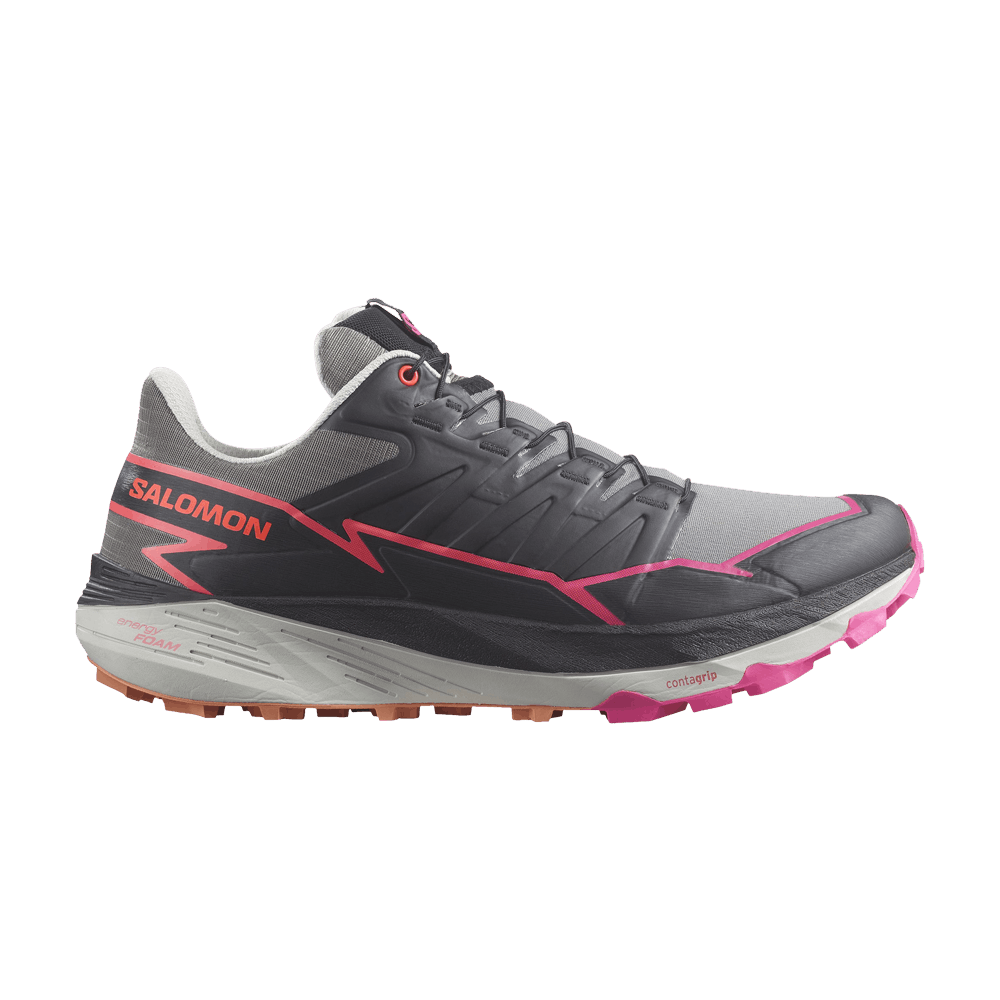 Men's Salomon Thundercross, Plum Kitten/Black/Pink Glo, 10.5 D Medium