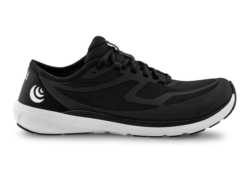 Men's Topo Athletic ST-4, Black/White, 12.5 D Medium