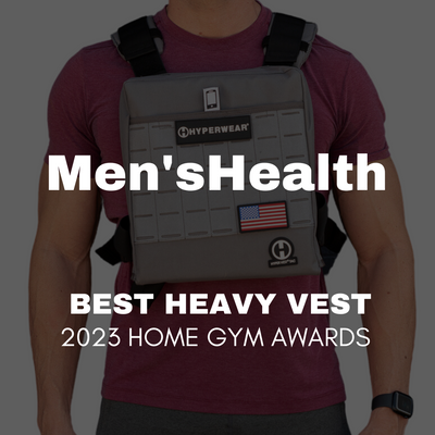 Hyperwear Hyper Vest TAC Heavy Weight Vest - Includes Weight Vest Plates