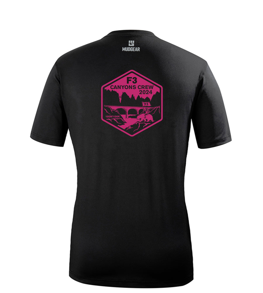 F3 Gold Rush Canyons Crew Hot Pink Logo Pre-Order January 2024