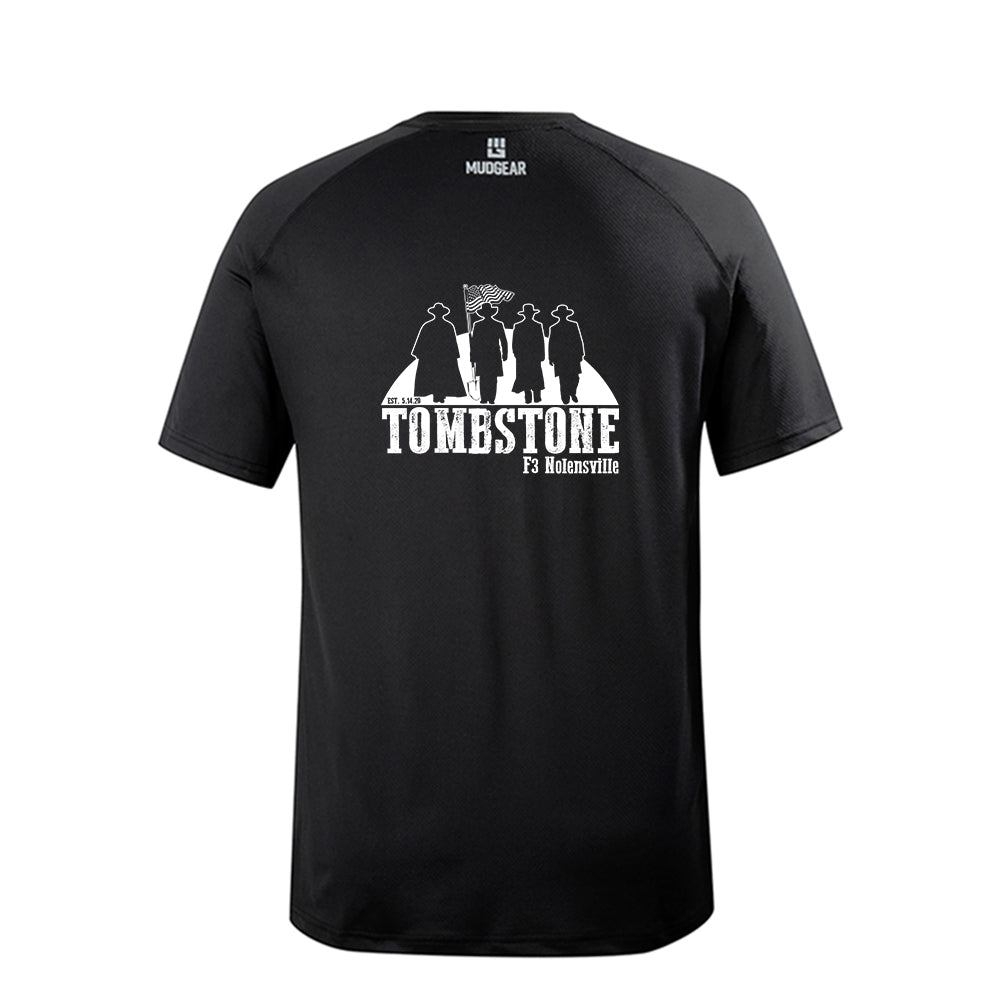 CLEARANCE ITEM - F3 Nolensville Tombstone   - MudGear Loose Tee Short Sleeve (Black/Medium)