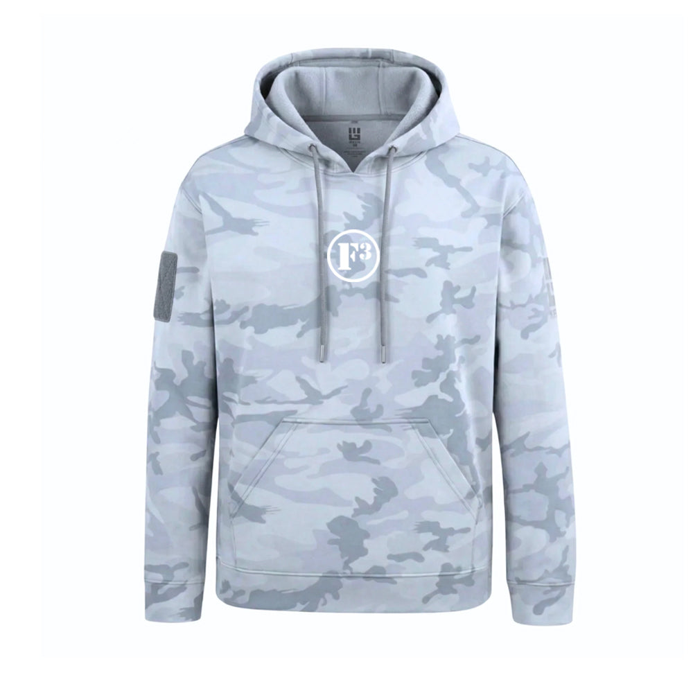 CLEARANCE ITEM - MudGear All-Weather Warrior Hoodie (Gray Camo/Small)