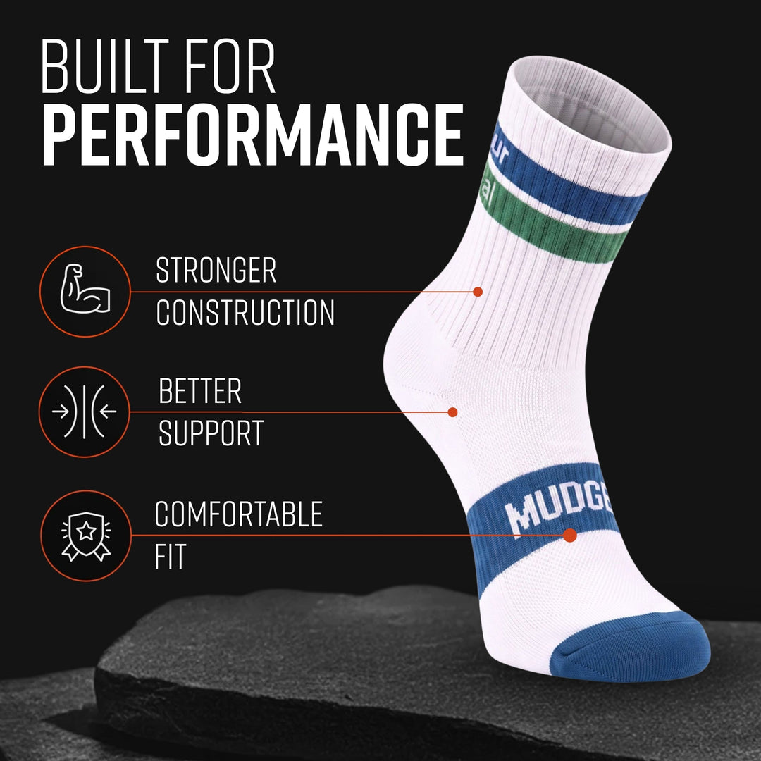 MudGear x Corinna Cobranded Crew Height Socks