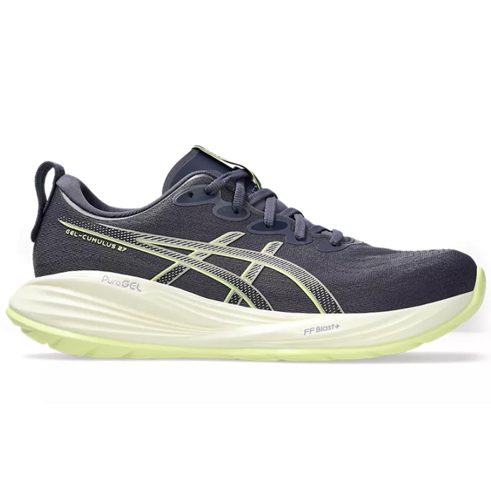 Men's Asics Gel-Cumulus 27, Indigo Fog/Lucid Yellow, 12.5 D Medium